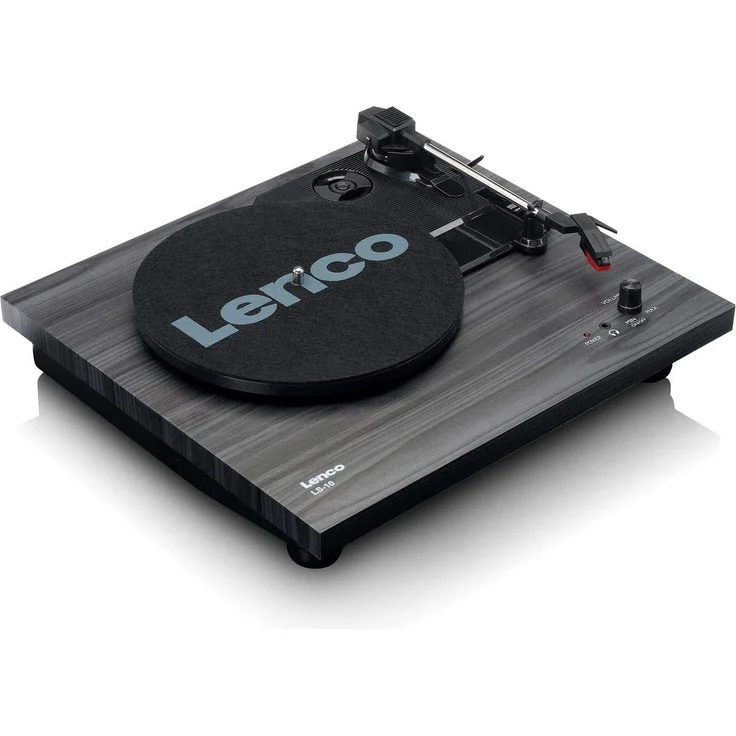 Lenco Plattenspieler LS-10 - Plattenspieler mit integrierten Lautsprechern - Schwarz – Bild 5