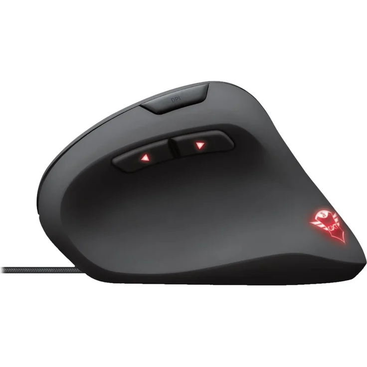 Trust Gaming GXT 144 Rexx Vertikale Gaming Maus (10.000 DPI, 6-programmierbare Tasten, RGB LED-Beleuchtung, ergonomisches Design vorbeugung gegen Mausarm-Tennisarm (RSI Syndrom)) – Bild 4