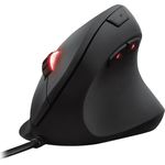 Trust Gaming GXT 144 Rexx Vertikale Gaming Maus (10.000 DPI, 6-programmierbare Tasten, RGB LED-Beleuchtung, ergonomisches Design vorbeugung gegen Mausarm-Tennisarm (RSI Syndrom))