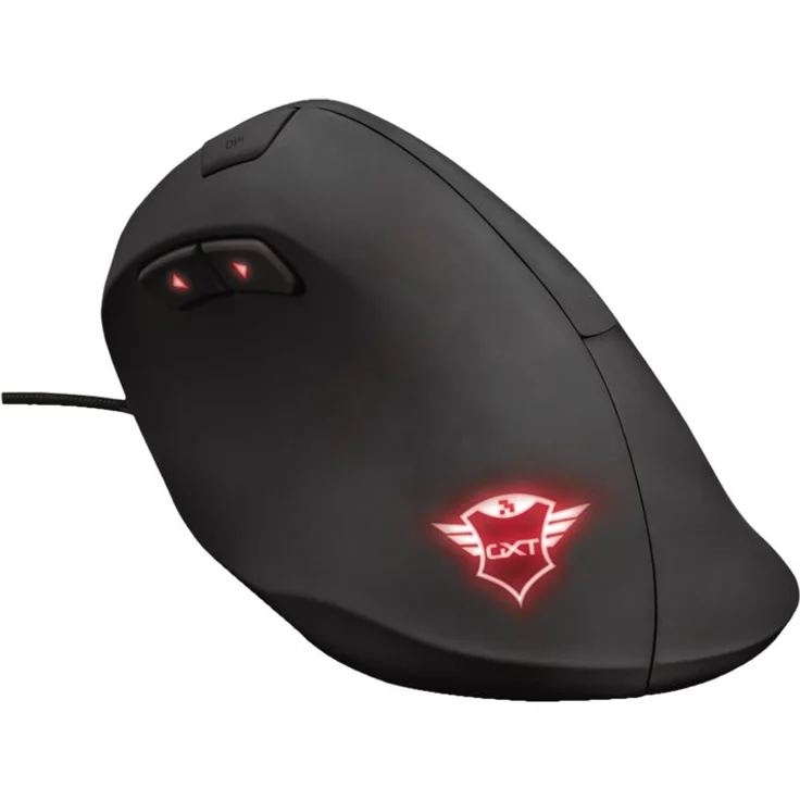 Trust Gaming GXT 144 Rexx Vertikale Gaming Maus (10.000 DPI, 6-programmierbare Tasten, RGB LED-Beleuchtung, ergonomisches Design vorbeugung gegen Mausarm-Tennisarm (RSI Syndrom)) – Bild 3