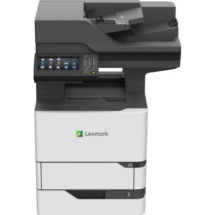 Lexmark MX822ade (4-in-1) Multifunktionsdrucker - (Laser) Mono, Druckgeschwindigkeit: 52 s/w, Auflösung: 1200 x 1200, LAN, AirPrint (25B2010)