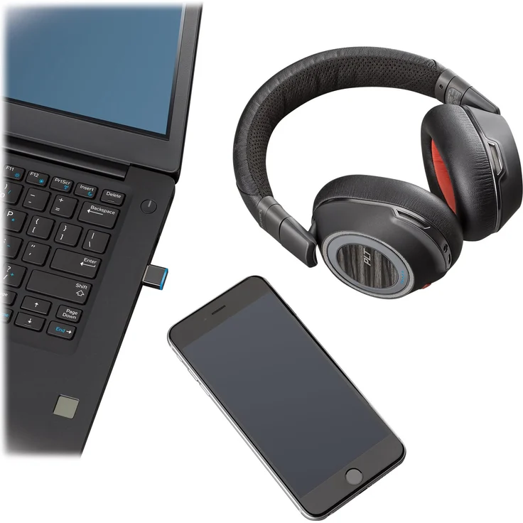 Plantronics Bluetooth Headset 'Voyager 8200 UC' Schwarz – Bild 7