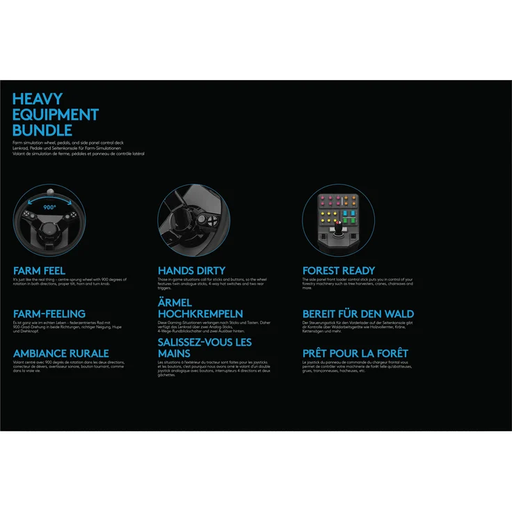 Logitech Heavy Equipment Bundle Schwarz (945-000062) (PC) – Bild 4
