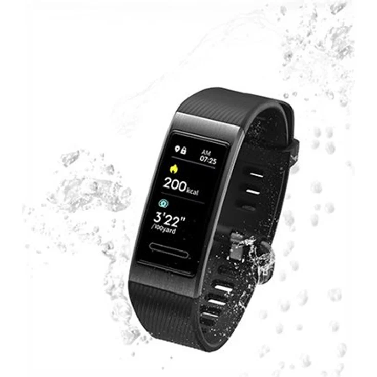 Huawei Band 3 Pro Fitness-Tracker Unisex, Einheitsgröße, Metallgehäuse, Schwarz – Bild 5