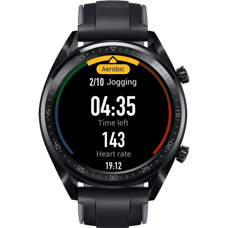 Huawei Watch GT Sport Smartwatch GPS, Unisex, 46,5mm, Edelstahlgehäuse, Graphite Black – Bild 8