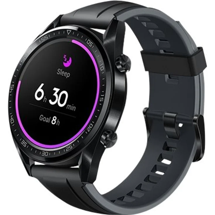 Huawei Watch GT Sport Smartwatch GPS, Unisex, 46,5mm, Edelstahlgehäuse, Graphite Black – Bild 9