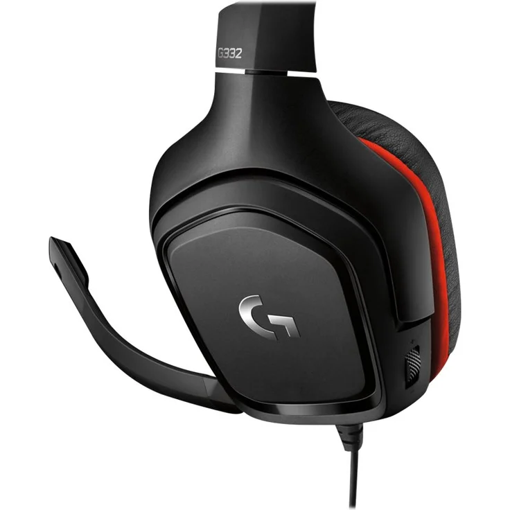 Logitech G332 Gaming-Headset, 50mm Treiber, Rotierende Kunstleder-Ohrmuscheln, 3.5mm Klinke, 6mm Mikrofon mit Flip-Stummschalter, Plattformübergreifend Kompatibel, PC-Mac-Xbox One-PS4-Nintendo Switch – Bild 3