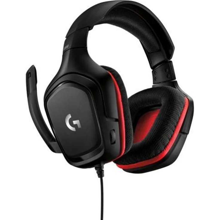 Logitech G332 Gaming-Headset, 50mm Treiber, Rotierende Kunstleder-Ohrmuscheln, 3.5mm Klinke, 6mm Mikrofon mit Flip-Stummschalter, Plattformübergreifend Kompatibel, PC-Mac-Xbox One-PS4-Nintendo Switch – Bild 2