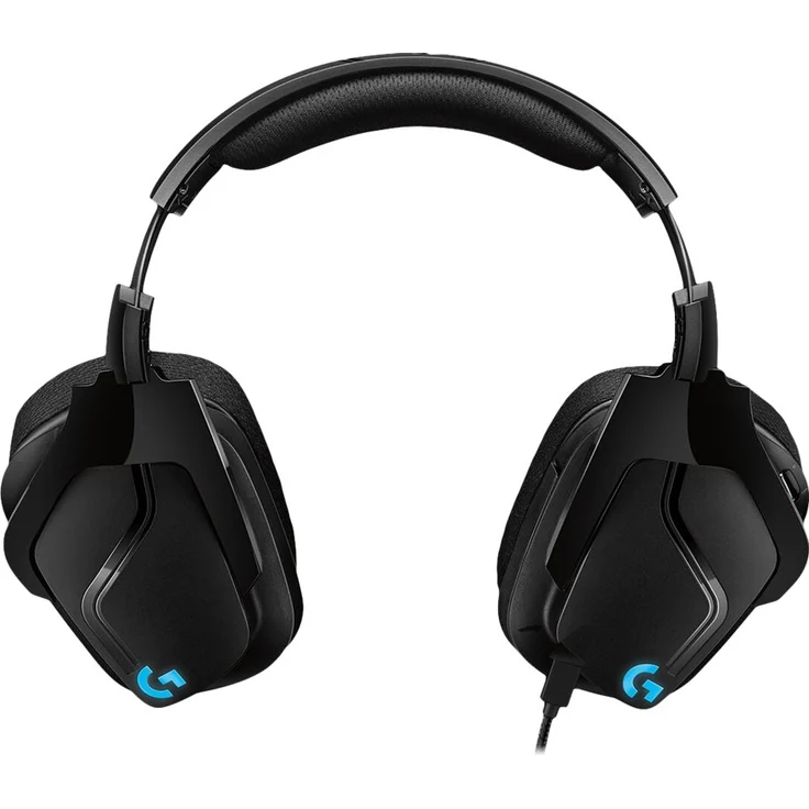 Logitech G635 kabelgebundenes Gaming-Headset mit LIGHTSYNC RGB, 7.1 Surround Sound, DTS Headphone:X 2.0, 50 mm Treiber, Bügelmikrofon mit Flip-Stummschaltung, PC-Xbox One-PS4-Nintendo Switch, Schwarz – Bild 3