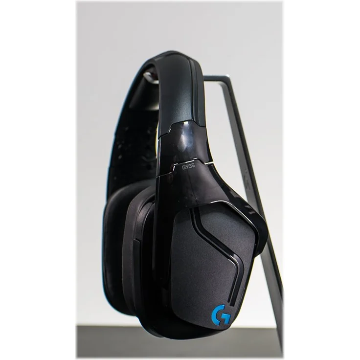 Logitech G935 Wireless RGB Gaming-Headset, 7.1 Surround Sound, DTS Headphone:X 2.0, 50 mm Treiber, 2.4 GHz Kabellos, Flip-Stummschaltung, PC-Mac-Xbox One-PS4-Nintendo Switch - schwarz – Bild 7