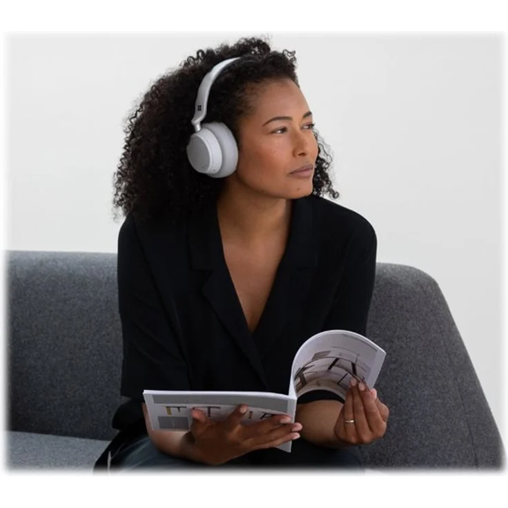 Microsoft Surface Headphones Over-Ear-Kopfhörer, mit Bluetooth, Mikrofon, Noise Cancelling, grau - Preisvergleich – Bild 9