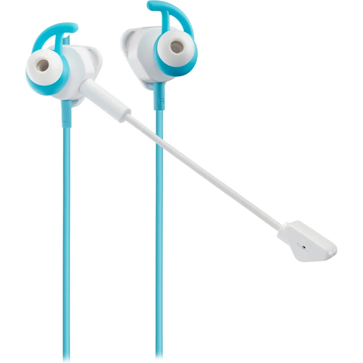 Turtle Beach Battle Buds In-Ear-Gaming-Headset (für Mobile Gaming, Nintendo Switch, Xbox One, PS4 und PS5) Weiß-Blaugrün – Bild 2