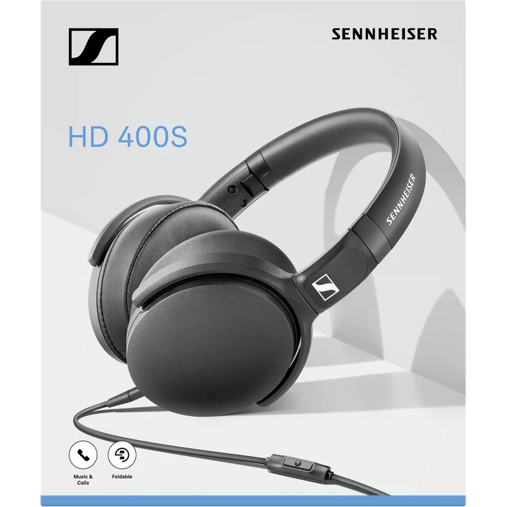 Sennheiser HD 400S Over-Ear-Kopfhörer mit Mikrofon, schwarz – Bild 5