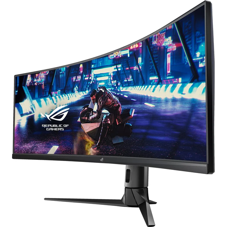 ASUS ROG Strix XG49VQ 124 cm (49 Zoll) Gaming Monitor (Curved, 144Hz, Free-Sync 2 HDR, HDMI, DisplayPort, 4ms Reaktionszeit) – Bild 8