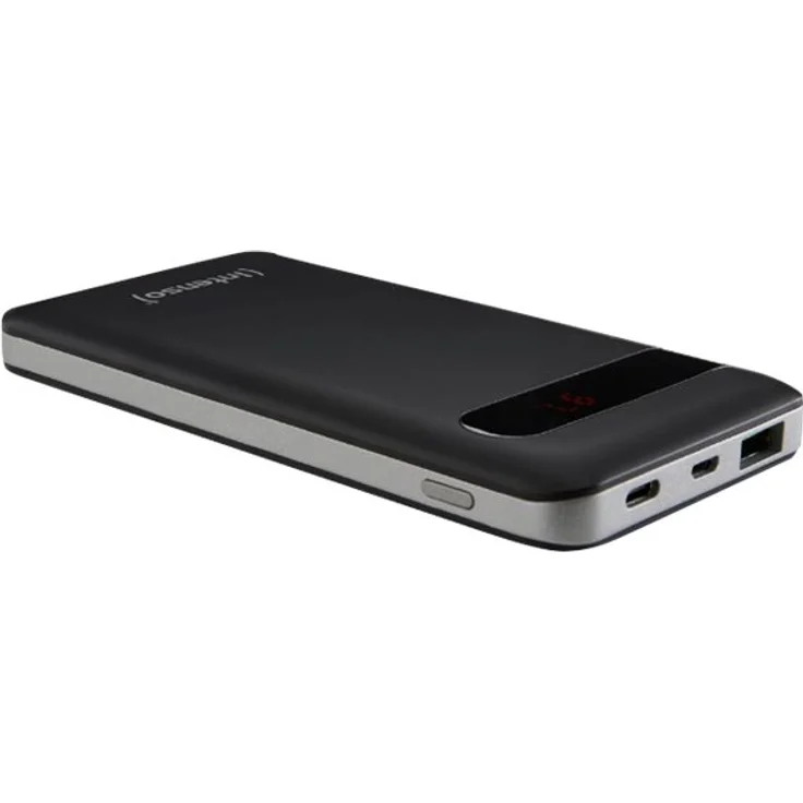 Intenso Powerbank PD 10000 - externer Akku mit Power Delivery & Quick Charge 3.0 (10000mAh, geeignet für Smartphone, Tablet, MP3 Player, Digitalkamera), schwarz – Bild 2