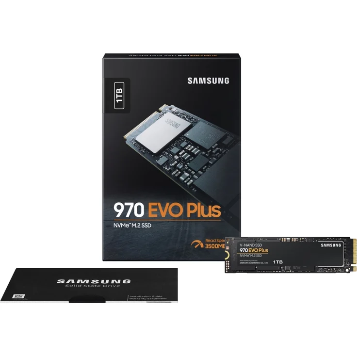 Samsung 970 EVO Plus MZ-V7S1T0BW - Solid-State-Disk - verschlüsselt - 1 TB - intern - M.2 2280 - PCI Express 3.0 x4 (NVMe) - Puffer: 1 GB - 256-Bit-AES - TCG Opal Encryption (MZ-V7S1T0BW) – Bild 5