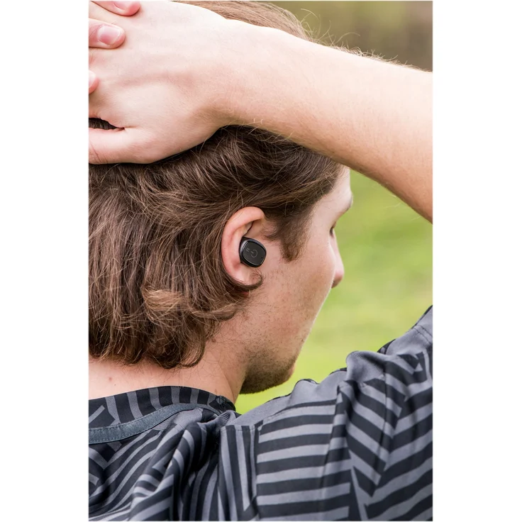 Lenco Epb-440 Bluetooth Kopfhörer - True Wireless In-Ear Kopfhörer mit Lade-Etui 850mAh - 4 Stunden Spielzeit - IP67 wasserdicht - Bluetooth V4.2 - Sport Ohrhörer – Bild 7