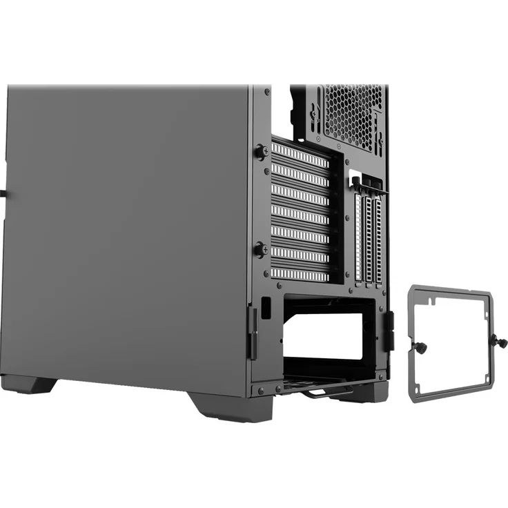 Phanteks Eclipse P600S Hybrid Silent and Performance ATX Chassis - Gehärtetes Glas, Gewebefilter, Dual System Support, Massive Storage, PWM Hub, Schalldämpfende Panels, schwarz – Bild 6