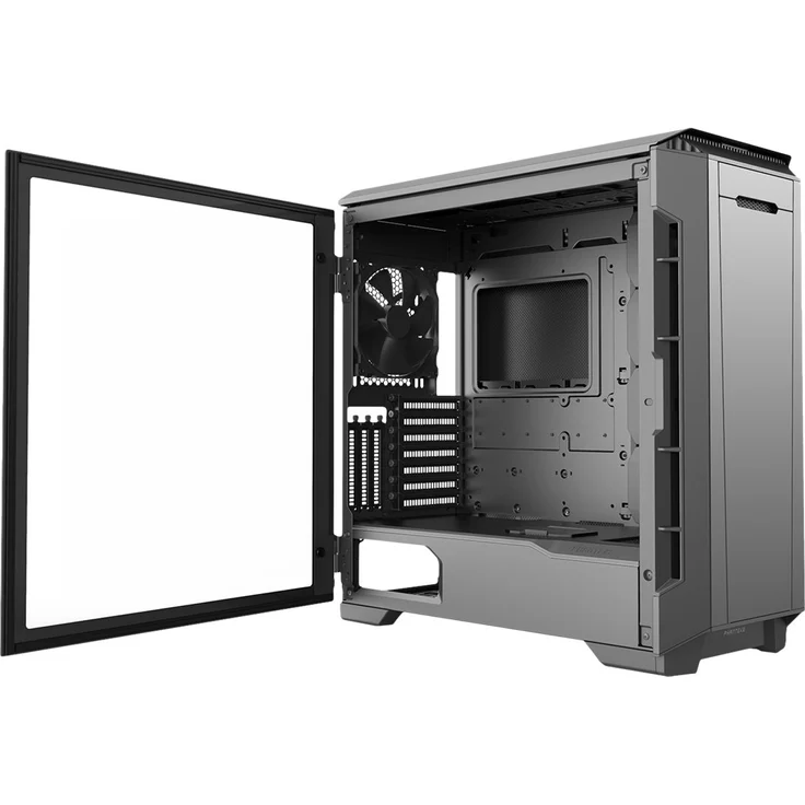 Phanteks Eclipse P600S Hybrid Silent and Performance ATX Chassis - Gehärtetes Glas, Gewebefilter, Dual System Support, Massive Storage, PWM Hub, Schalldämpfende Panels, schwarz – Bild 7