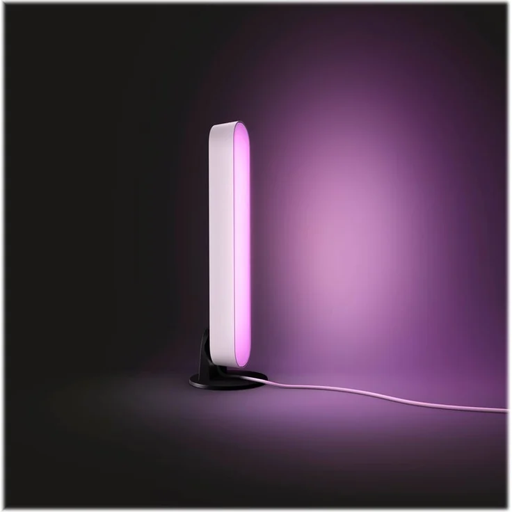 Philips Hue White and Color Ambiance Play Lightbar Erweiterung, dimmbar, bis zu 16 Millionen Farben, steuerbar via App, kompatibel mit Amazon Alexa, weiß – Bild 4