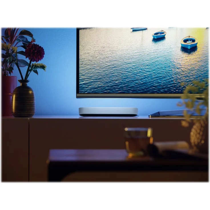 Philips Hue White and Color Ambiance Play Lightbar Erweiterung, dimmbar, bis zu 16 Millionen Farben, steuerbar via App, kompatibel mit Amazon Alexa, weiß – Bild 6