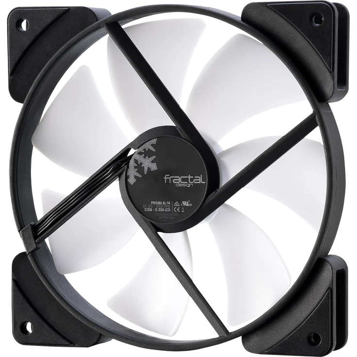 Fractal Design Prisma AL-14 - Gehäuselüfter - 140 mm - Schwarz, Weiß, halb transparent (Packung mit 3) (FD-FAN-PRI-AL14-3P) - Preisvergleich – Bild 5