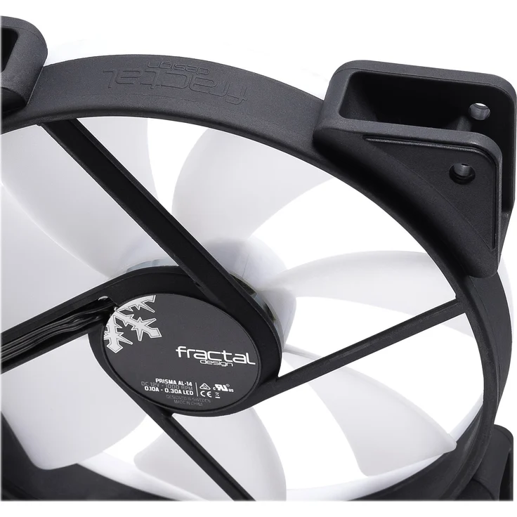 Fractal Design Prisma AL-14 - Gehäuselüfter - 140 mm - Schwarz, Weiß, halb transparent (Packung mit 3) (FD-FAN-PRI-AL14-3P) - Preisvergleich – Bild 4
