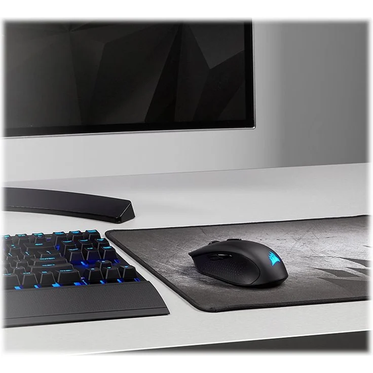 Corsair Harpoon Kabellose RGB Wiederaufladbare Optisch Gaming-Maus (mit SLIPSTREAM Technologie, 10.000DPI Optisch Sensor, RGB LED Hintergrundbeleuchtung) schwarz – Bild 10