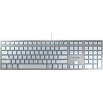 CHERRY KC 6000 SLIM FOR MAC - Tastatur - USB - USA QWERTY - CHERRY SX - Silber (JK-1610US-1)