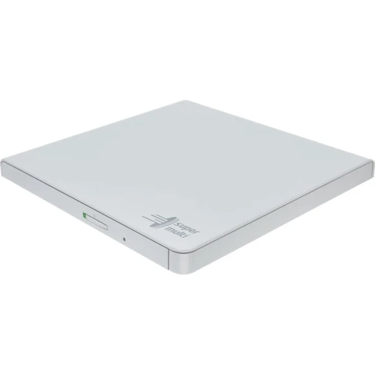 LG GP57EW40.AHLE10B Ultradünne tragbare USB 2.0 DVD-RW - Weiß – Bild 2