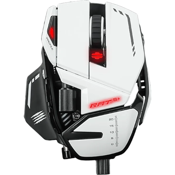 MadCatz R.A.T. 8+ Optical Gaming Mouse, White – Bild 2