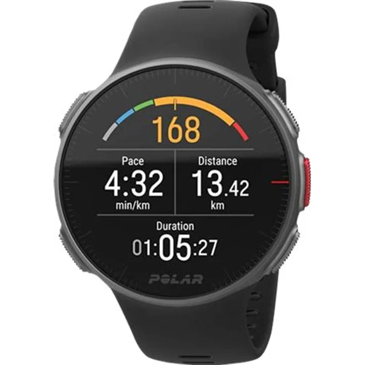 Polar Vantage V HR H10, Multisportuhr inkl. Herzfrequenzgurt GPS, Unisex, Einheitsgröße, Black – Bild 4