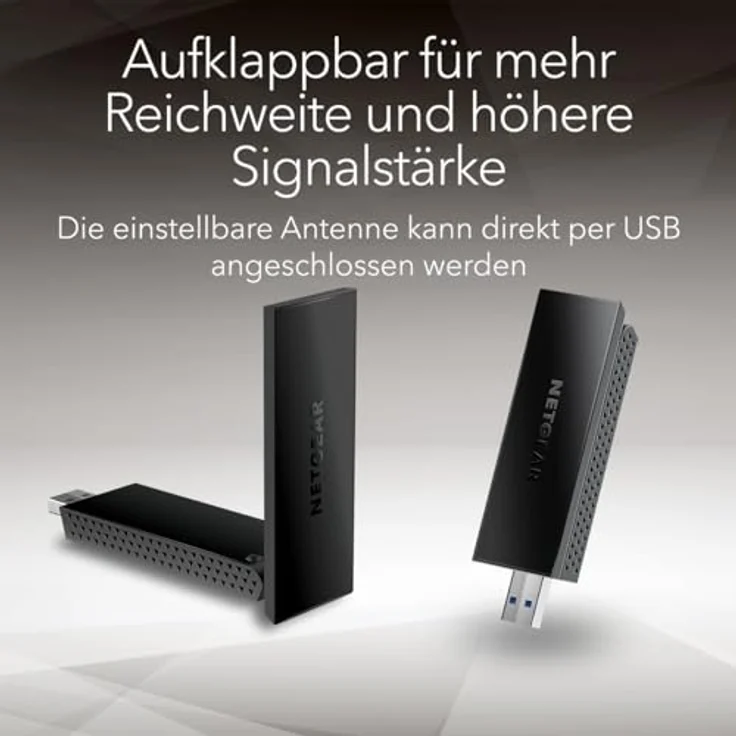 NETGEAR Nighthawk WLAN Stick WiFi 6, USB 3.0 WiFi-Adapter (A7500) - AX1800 Speed (bis zu 1,8 GBit/s) - Kompatibel mit jedem WiFi 6- oder WiFi 5-Router oder Mesh-System - Für Windows-PCs – Bild 5