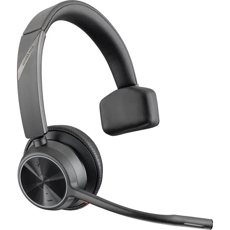 Poly Voyager 4310 UC USB-C Mono Headset, Bluetooth-Büro-Headset mit Acoustic Fence Technologie, schwarz
