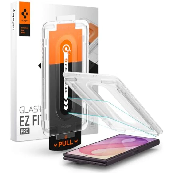 Spigen EZ Fit Pro Schutzfolie [2P] für Samsung Galaxy Z Fold 8 Ultra, 9H gehärtetes Glas, blasenfreie Anbringung, hüllenfreundlich – Bild 1