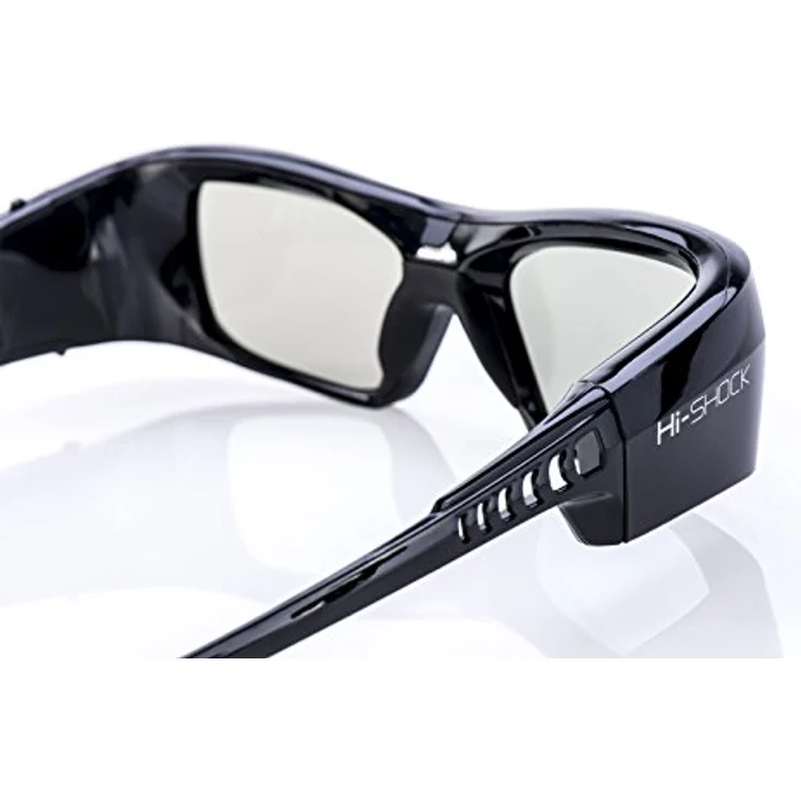 Hi-SHOCK Hi-Shock High Diamond 3D Brille nur für 3D JVC Projektoren - 120 Hz | Hochleistungsakku | 39g | FHD3D RF | 90° horizontal polarisiert – Bild 2