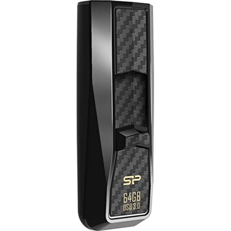 Silicon Power 64 GB Blaze B50 USB 3.0 Ultra Fast Flash Drive, Lesen bis zu 90 Mb-s USB 3.0, schwarz (sp064gbuf3b50 V1 K) – Bild 4