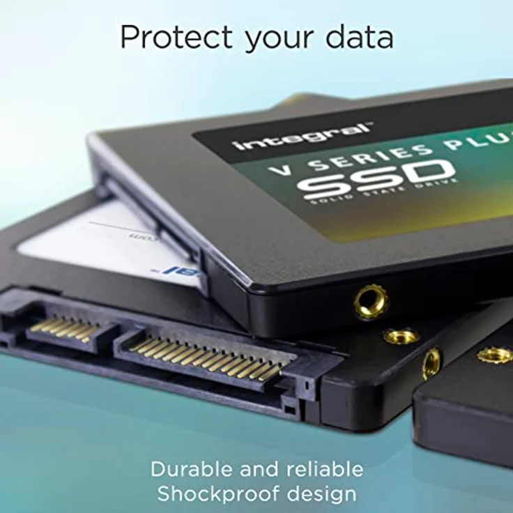 Integral V Series V2 Plus 512GB 2,5 Zoll interne Solid State Festplatte (SSD), Lesen 550MB/s, Schreiben 520MB/s, SATA Schnittstelle 6Gb/s | Schwarz – Bild 5