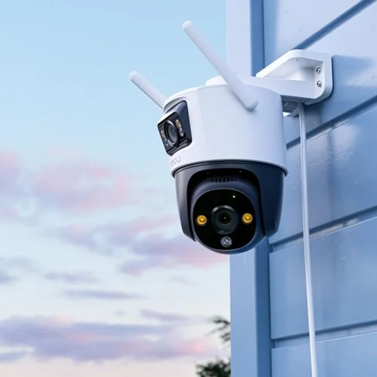 Imou Cruiser Dual 2, 10MP WLAN-Überwachungskamera mit 360° Schwenk- und Neigefunktion, Nachtsicht in Vollfarbe, wetterfest, 2-Wege-Audio – Bild 6