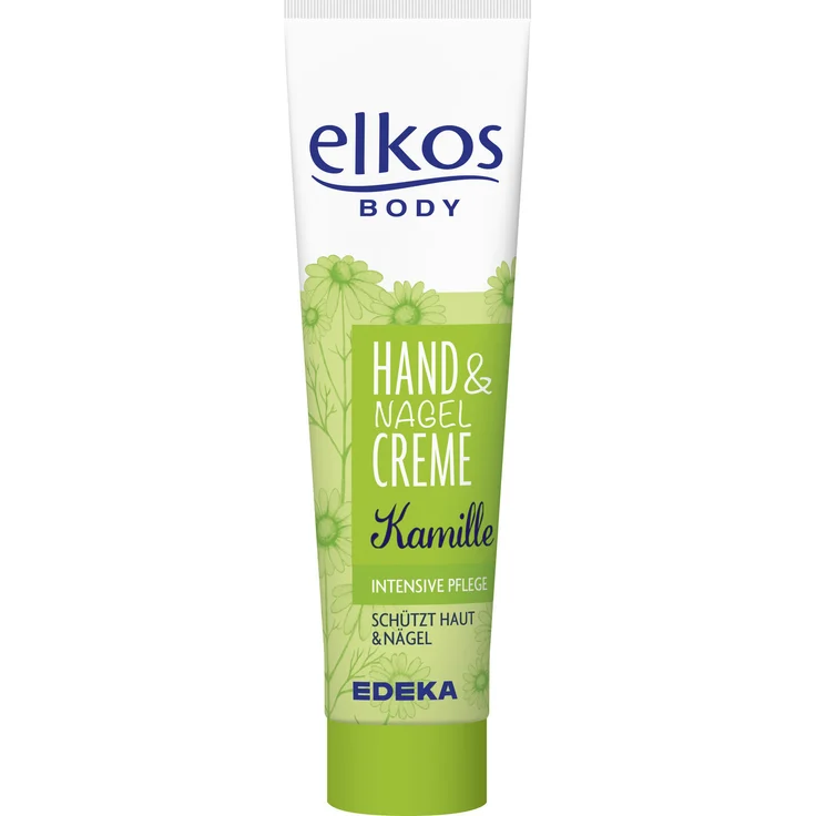elkos Handcreme Hand und Nagelcreme Kamille, Intensive Pflege, für trockene Haut, 30ml