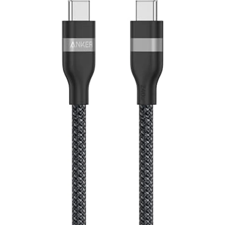 Anker Nano USB C auf USB C Kabel, 240W 0,9m flexibel farbig geflochten, für iPhone 16/16 Pro/16 Plus/16 Pro Max, MacBook Pro/Air, iPad Pro/Air, Galaxy S24