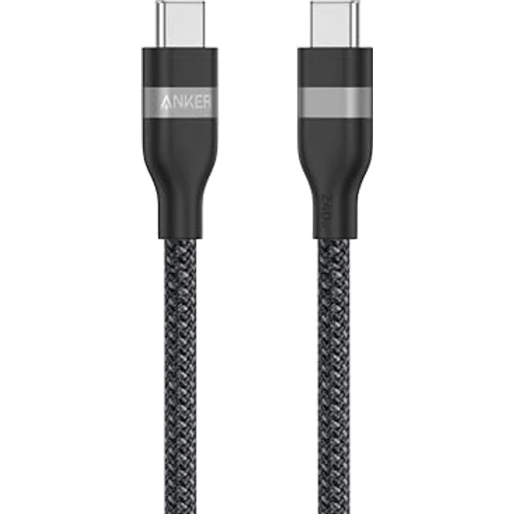 Anker Nano USB C auf USB C Kabel, 240W 0,9m flexibel farbig geflochten, für iPhone 16/16 Pro/16 Plus/16 Pro Max, MacBook Pro/Air, iPad Pro/Air, Galaxy S24 – Bild 1