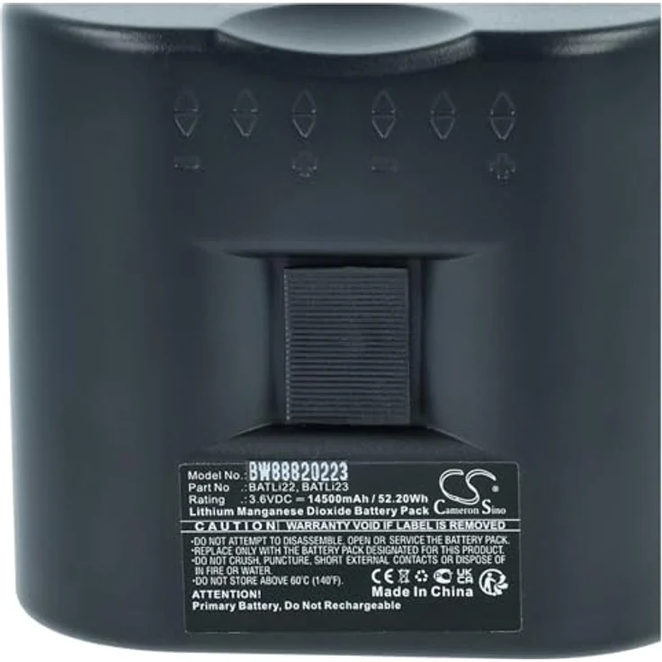 vhbw Batterie kompatibel mit Daitem D22 SH425AX, D22 SH424AX, D22 SH423AX, D22 SH511AX, 14500 mAh, 3,6 V, Li-MnO2, nicht wiederaufladbar – Bild 5