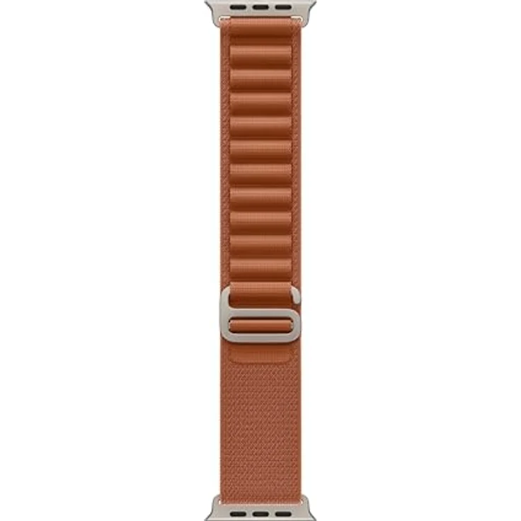 Apple Watch Band Alpine Loop, 49 mm, terracotta, aus 43 % recycelten Materialien mit Titan-G-Haken – Bild 1