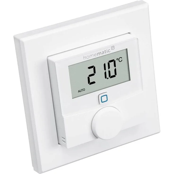 Homematic IP Set, Funk Access Point 2 mit Fußbodenheizungscontroller, 4 Wandthermostaten und Smart Home Hub, sichere Cloud-Steuerung