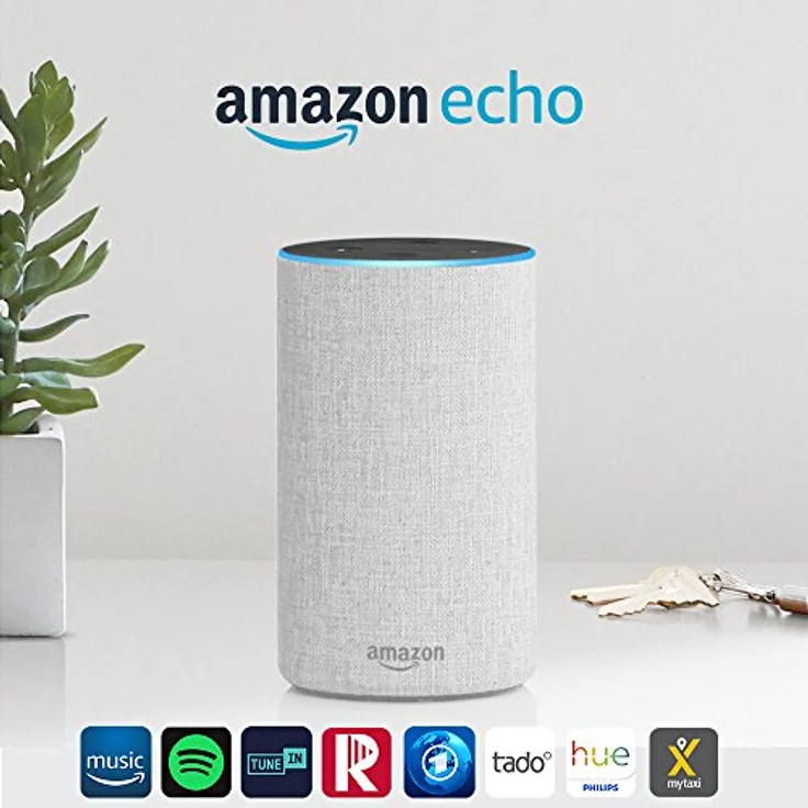 Amazon Echo 2. Generation Sprachassistent Sandstein – Bild 6