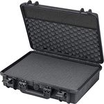 TomCase wasserdichter Outdoor Koffer für Notebook/Laptop bis 17" und Zubehör; bruchfester Hartschalenkoffer mit konfigurierbarem Rasterschaumstoff
