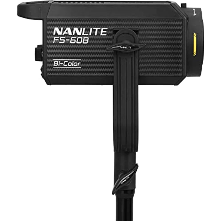 NANLITE Studio-Scheinwerfer FS-60B Bi-Color (3817) - Schwarz - 70W BiColor COB-LED 2700-6500K CCT - bis 13.360 Lux @1m – Bild 3