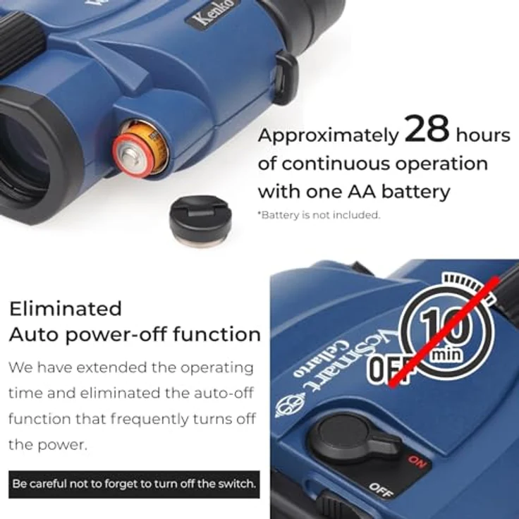 Kenko VC Smart 14x30, Fernglas mit Bildstabilisierungstechnologie und kompaktem Design – Bild 3