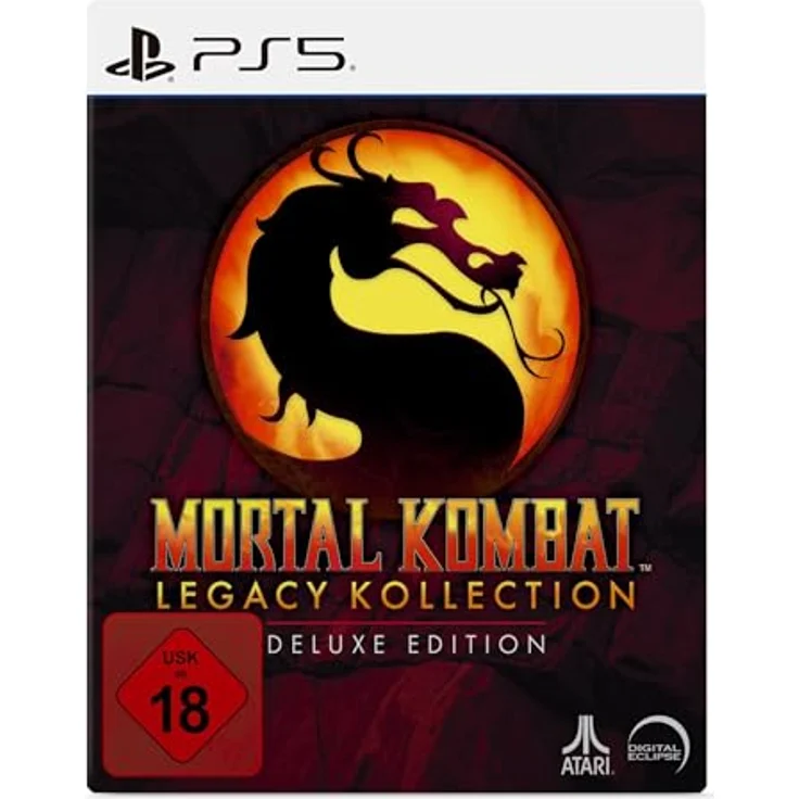 Atari Mortal Kombat: Legacy Kollection - Deluxe Edition - PS5, Steelbook, inklusive interaktivem Dokumentarfilm und exklusiven Inhalten, Online-Spiel mit Rollback-Netcode – Bild 1